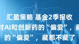 汇盈策略 基金2季报收官,公募对AI和创新药的“偏爱”,藏都不藏了