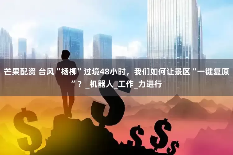 芒果配资 台风“杨柳”过境48小时，我们如何让景区“一键复原”？_机器人_工作_力进行