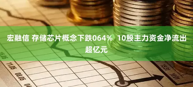宏融信 存储芯片概念下跌064%  10股主力资金净流出超亿元